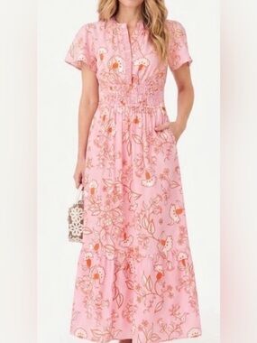 NWT Sheridan French Eloise Dress in Blush Blooms Size L